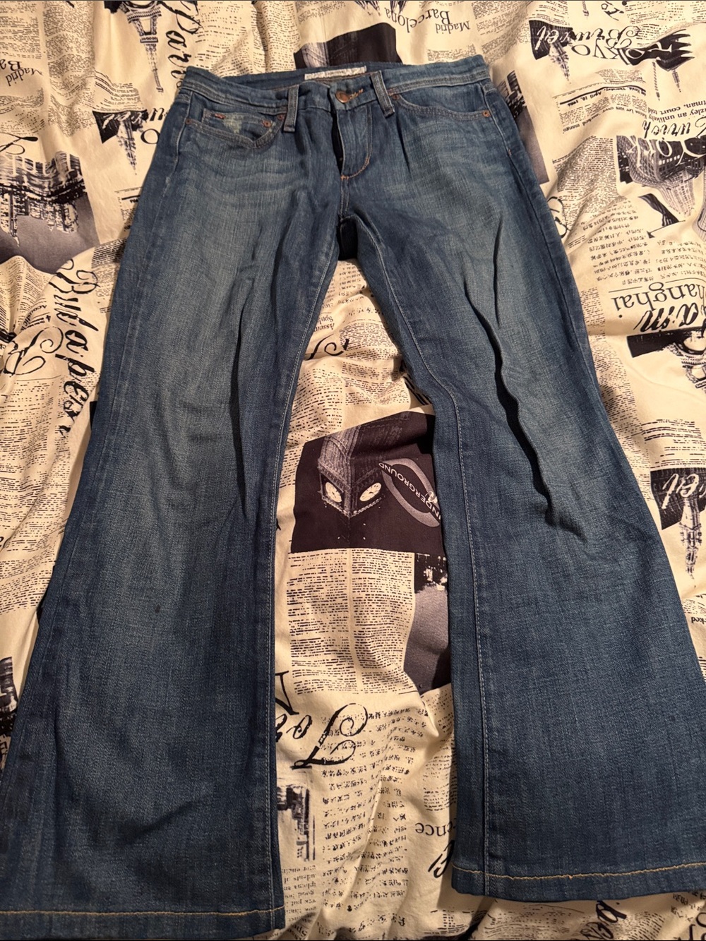 Joe's Jeans Blue Wide-Leg Denim